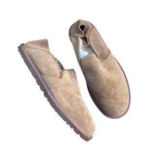 UGG Men's Tan Suede Slip-On Shoes
